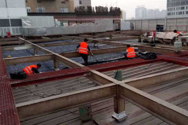 中建一局中国建设银行北京基地防水施工项目